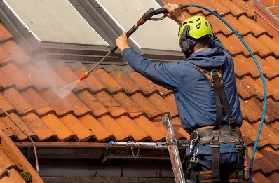 Démoussage et hydrofuge de toiture à Jametz